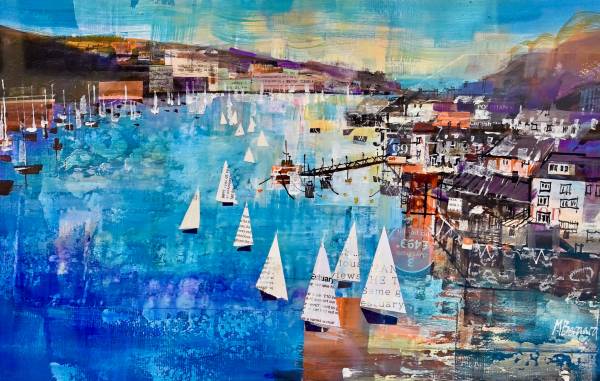 - Mixed Media on Board, Painting by Mike Bernard, measuring 30 x 48 cm (H x W) framed at 55 x 75 cm £1600